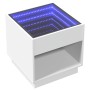 Mitteltisch mit Infinity LED weiß 50x50x50 cm von , Couchtisch - Ref: Foro24-847651, Preis: 85,73 €, Rabatt: %