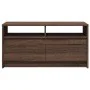 LED light coffee table made of brown oak engineered wood by , Coffee table - Ref: Foro24-851997, Price: 101,16 €, Discount: %