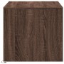 LED light coffee table made of brown oak engineered wood by , Coffee table - Ref: Foro24-851997, Price: 102,75 €, Discount: %
