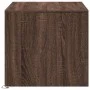 LED light coffee table made of brown oak engineered wood by , Coffee table - Ref: Foro24-851997, Price: 101,16 €, Discount: %