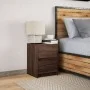 Nightstand with LED lights made of engineered oak wood in brown. by , Nightstands - Ref: Foro24-852045, Price: 50,92 €, Disco...