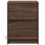 Nightstand with LED lights made of engineered oak wood in brown. by , Nightstands - Ref: Foro24-852045, Price: 50,92 €, Disco...