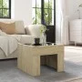 Coffee table with Infinity LED Sonoma oak 40x40x30 cm by , Coffee table - Ref: Foro24-847597, Price: 56,41 €, Discount: %