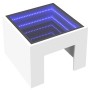 Mittelhochglanz-LED-Couchtisch Infinity weiß 40x40x30 cm von , Couchtisch - Ref: Foro24-847595, Preis: 63,86 €, Rabatt: %