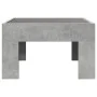 Coffee table with Infinity LED concrete gray 50x50x30 cm by , Coffee table - Ref: Foro24-847605, Price: 67,53 €, Discount: %