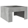 Mesa de centro con Infinity LED gris hormigón 50x50x30 cm de , Mesas de centro - Ref: Foro24-847605, Precio: 67,53 €, Descuen...