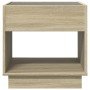 Coffee table with Infinity LED Sonoma oak 50x50x50 cm by , Coffee table - Ref: Foro24-847653, Price: 82,99 €, Discount: %