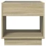 Coffee table with Infinity LED Sonoma oak 50x50x50 cm by , Coffee table - Ref: Foro24-847653, Price: 81,84 €, Discount: %