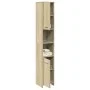 Armario de baño madera contrachapada color roble 30x30x183,5 cm de , Muebles de baño - Ref: Foro24-849602, Precio: 69,14 €, D...