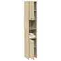 Badezimmerschrank aus Sperrholz in Eichenholzfarbe, 30x30x183,5 cm. von , Badezimmermöbel - Ref: Foro24-849602, Preis: 70,62 ...