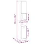 Armario de baño madera contrachapada color roble 30x30x183,5 cm de , Muebles de baño - Ref: Foro24-849602, Precio: 69,14 €, D...