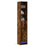 Aparador con LED madera ingeniería roble ahumado 36x32,5x200 cm de , Aparadores - Ref: Foro24-852128, Precio: 78,69 €