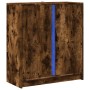 Sideboard mit LED-Beleuchtung, Eichenholz in Raucheiche-Optik, 77x34x85 cm. von , Sideboards - Ref: Foro24-852135, Preis: 75,...