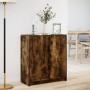 Sideboard mit LED-Beleuchtung, Eichenholz in Raucheiche-Optik, 77x34x85 cm. von , Sideboards - Ref: Foro24-852135, Preis: 75,...