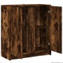 Sideboard mit LED-Beleuchtung, Eichenholz in Raucheiche-Optik, 77x34x85 cm. von , Sideboards - Ref: Foro24-852135, Preis: 75,...