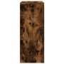 Sideboard with LED lighting, smoked oak engineered wood, 77x34x85 cm by , Sideboards - Ref: Foro24-852135, Price: 75,30 €, Di...