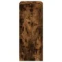 Sideboard with LED lighting, smoked oak engineered wood, 77x34x85 cm by , Sideboards - Ref: Foro24-852135, Price: 74,33 €, Di...