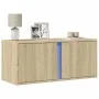 Wand-TV-Möbel mit LED-Lichtern in Sonoma-Eiche 80x31x35 cm von , TV-Möbel - Ref: Foro24-852259, Preis: 46,50 €, Rabatt: %