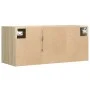 Wand-TV-Möbel mit LED-Lichtern in Sonoma-Eiche 80x31x35 cm von , TV-Möbel - Ref: Foro24-852259, Preis: 46,50 €, Rabatt: %