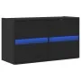 Wand-TV-Möbel mit LED-Lichtern in Schwarz, 80x31x45 cm. von , TV-Möbel - Ref: Foro24-852286, Preis: 67,12 €, Rabatt: %