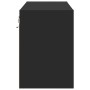 Wand-TV-Möbel mit LED-Lichtern in Schwarz, 80x31x45 cm. von , TV-Möbel - Ref: Foro24-852286, Preis: 67,95 €, Rabatt: %