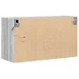 Wand-TV-Möbel mit LED-Lichtern in Sonoma-Grau 80x31x45 cm von , TV-Möbel - Ref: Foro24-852290, Preis: 68,98 €, Rabatt: %
