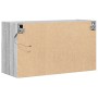 Wand-TV-Möbel mit LED-Lichtern in Sonoma-Grau 80x31x45 cm von , TV-Möbel - Ref: Foro24-852290, Preis: 69,87 €, Rabatt: %