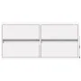 Wand-TV-Möbel mit LED-Lichtern in Weiß 100x31x45 cm von , TV-Möbel - Ref: Foro24-852292, Preis: 75,13 €, Rabatt: %