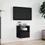 Wand-TV-Möbel mit LED-Lichtern in Schwarz, 41x31x45 cm. von , TV-Möbel - Ref: Foro24-852315, Preis: 47,34 €, Rabatt: %
