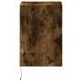 Wall-mounted TV furniture with LED lights, 2 units, smoked oak, 41x31x45 cm. by , TV Furniture - Ref: Foro24-852322, Price: 8...