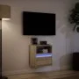 Wand-TV-Möbel mit LED-Lichtern in Sonoma-Eiche 41x31x45 cm von , TV-Möbel - Ref: Foro24-852317, Preis: 47,55 €, Rabatt: %