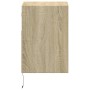 Wand-TV-Möbel mit LED-Lichtern in Sonoma-Eiche 41x31x45 cm von , TV-Möbel - Ref: Foro24-852317, Preis: 48,28 €, Rabatt: %