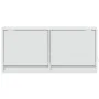 Wand-TV-Möbel mit LED-Lichtern in Weiß 80x31x35 cm von , TV-Möbel - Ref: Foro24-852355, Preis: 59,29 €, Rabatt: %