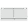 Wand-TV-Möbel mit LED-Lichtern in Weiß 80x31x35 cm von , TV-Möbel - Ref: Foro24-852355, Preis: 60,05 €, Rabatt: %