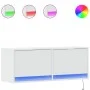 TV-Wandmöbel mit LED-Lichtern, weiß, 100x31x35 cm. von , TV-Möbel - Ref: Foro24-852362, Preis: 65,49 €, Rabatt: %