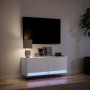 TV-Wandmöbel mit LED-Lichtern, weiß, 100x31x35 cm. von , TV-Möbel - Ref: Foro24-852362, Preis: 66,30 €, Rabatt: %
