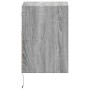 Wall-mounted bedside table with LED lights in Sonoma gray by , Nightstands - Ref: Foro24-3307985, Price: 51,76 €, Discount: %