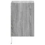 Wand-Nachttisch mit LED-Lichtern in Grau Sonoma von , Nachttische - Ref: Foro24-3307985, Preis: 50,99 €, Rabatt: %