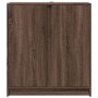 Aparador con LED madera ingeniería marrón roble 77x34x85 cm de , Aparadores - Ref: Foro24-852137, Precio: 73,28 €, Descuento: %