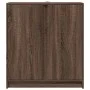 Sideboard with LED lights, engineered wood, brown oak, 77x34x85 cm by , Sideboards - Ref: Foro24-852137, Price: 72,38 €, Disc...