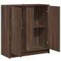 Aparador con LED madera ingeniería marrón roble 77x34x85 cm de , Aparadores - Ref: Foro24-852137, Precio: 73,28 €, Descuento: %