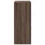 Sideboard with LED lights, engineered wood, brown oak, 77x34x85 cm by , Sideboards - Ref: Foro24-852137, Price: 72,38 €, Disc...
