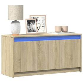 TV-Schrank aus Sonoma-Eichenfurnier, 100x34x50 cm. von , TV-Möbel - Ref: Foro24-852210, Preis: 81,66 €, Rabatt: %