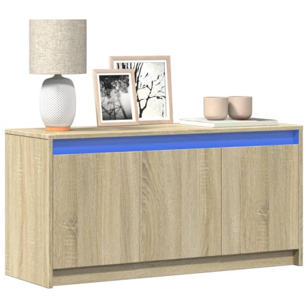 TV-Schrank aus Sonoma-Eichenfurnier, 100x34x50 cm. von , TV-Möbel - Ref: Foro24-852210, Preis: 81,66 €, Rabatt: %