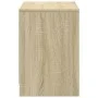 TV stand made of Sonoma oak engineered wood for LED TVs, measuring 100x34x50 cm. by , TV Furniture - Ref: Foro24-852210, Pric...