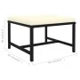 Set de sofás de jardín 4 piezas y cojines ratán sintético negro by vidaXL, Modular outdoor sofas - Ref: Foro24-313516, Price:...