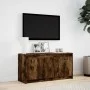 TV-Schrank aus geräucherter Eichen-Ingenieurholz-LED, 100x34x50 cm. von , TV-Möbel - Ref: Foro24-852212, Preis: 80,86 €, Raba...