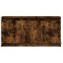 TV-Schrank aus geräucherter Eichen-Ingenieurholz-LED, 100x34x50 cm. von , TV-Möbel - Ref: Foro24-852212, Preis: 82,00 €, Raba...