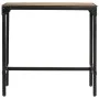 High table set and 5-piece solid mango wood and metal stools. by , Furniture sets for kitchens and dining rooms - Ref: Foro24...