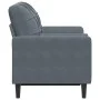 Zweiplätziges Sofa mit dunkelgrauen Samtkissen, 120 cm. von , Sofas - Ref: Foro24-3278210, Preis: 215,09 €, Rabatt: %